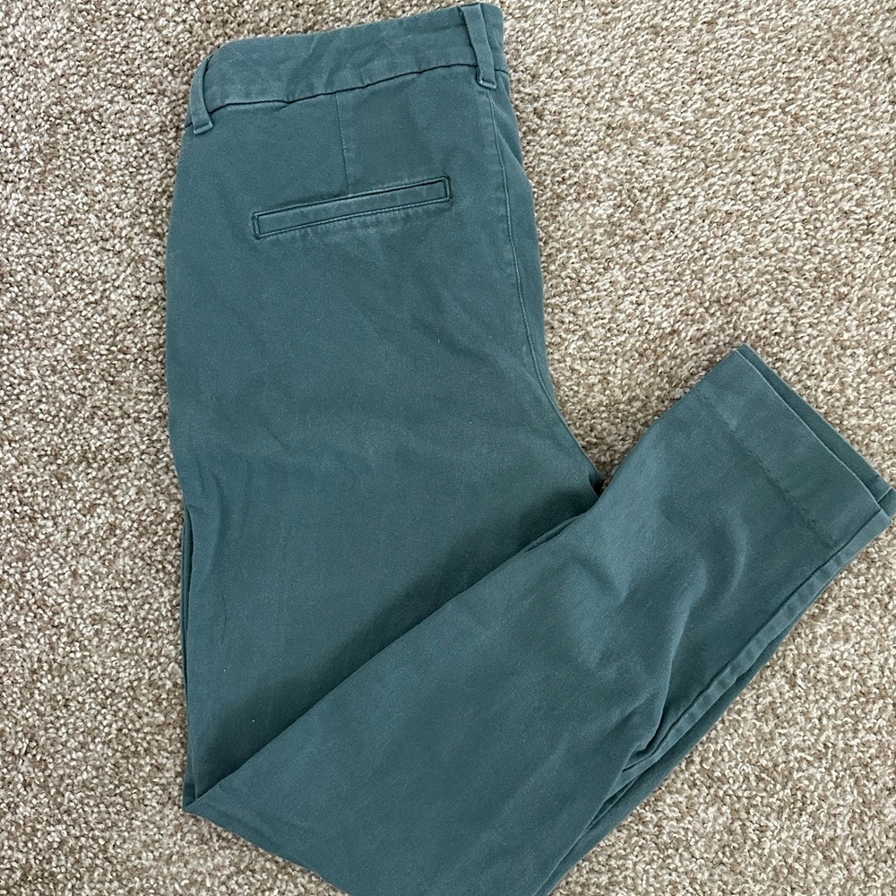 Old Navy Women's Teal Cropped Pants